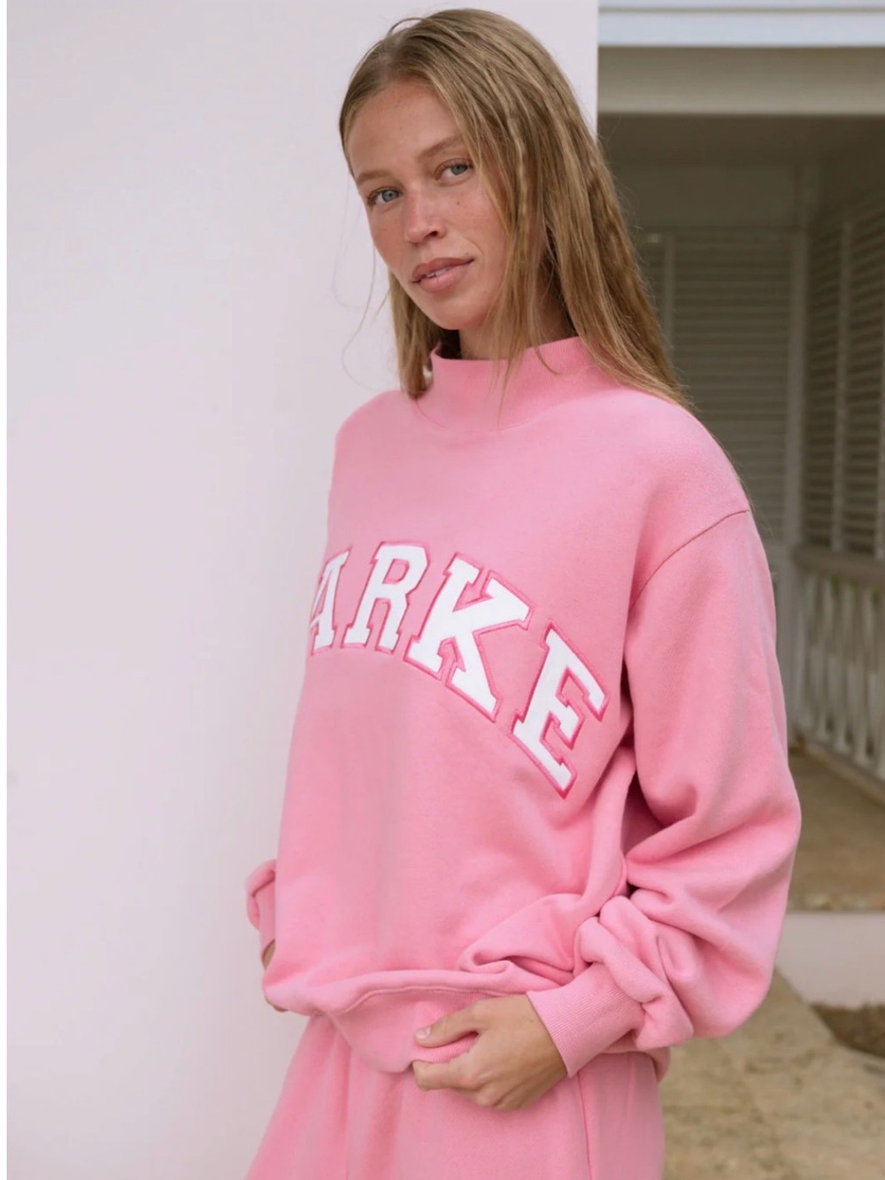 Parke Summerland 2026 Mockneck in Conch size L/XL